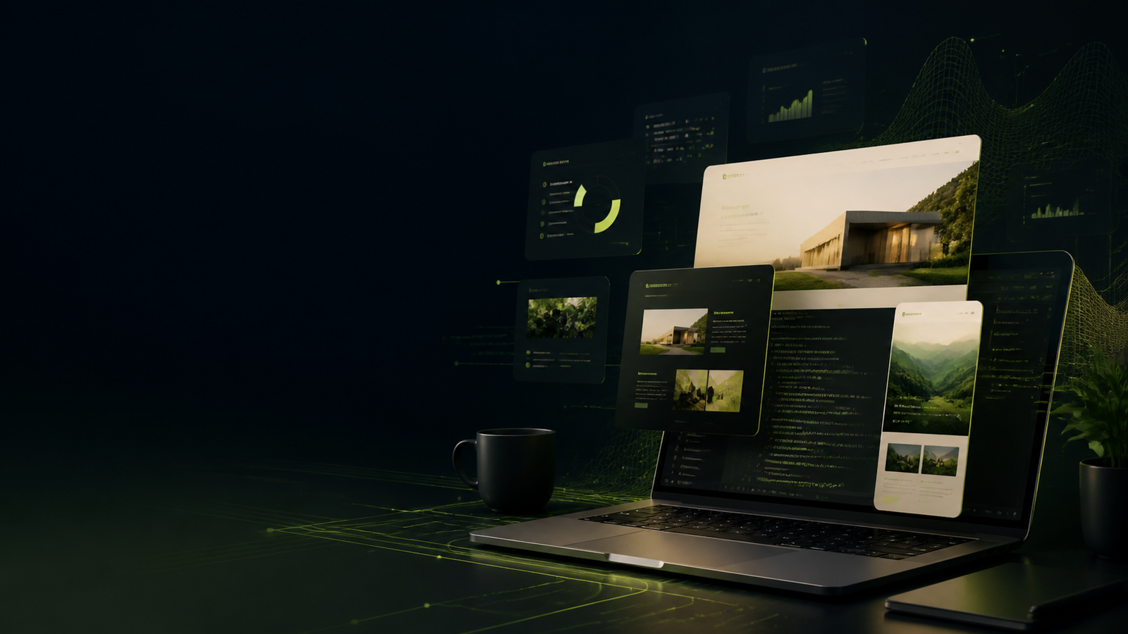 Responsive website interfaces across digital devices